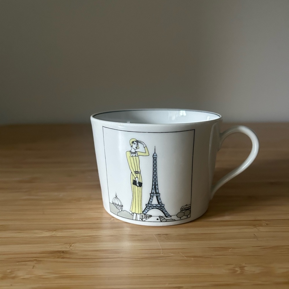 Vintage Porcelaine D’Auteuil France Coffee Cup